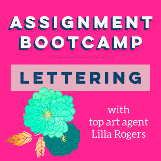 assignment bootcamp lettering lilla square straightedges