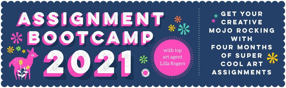 bootcamp rect 1 Make Art That Sells Meet the 3 Make Art That Sells students now represented by Lilla Rogers!