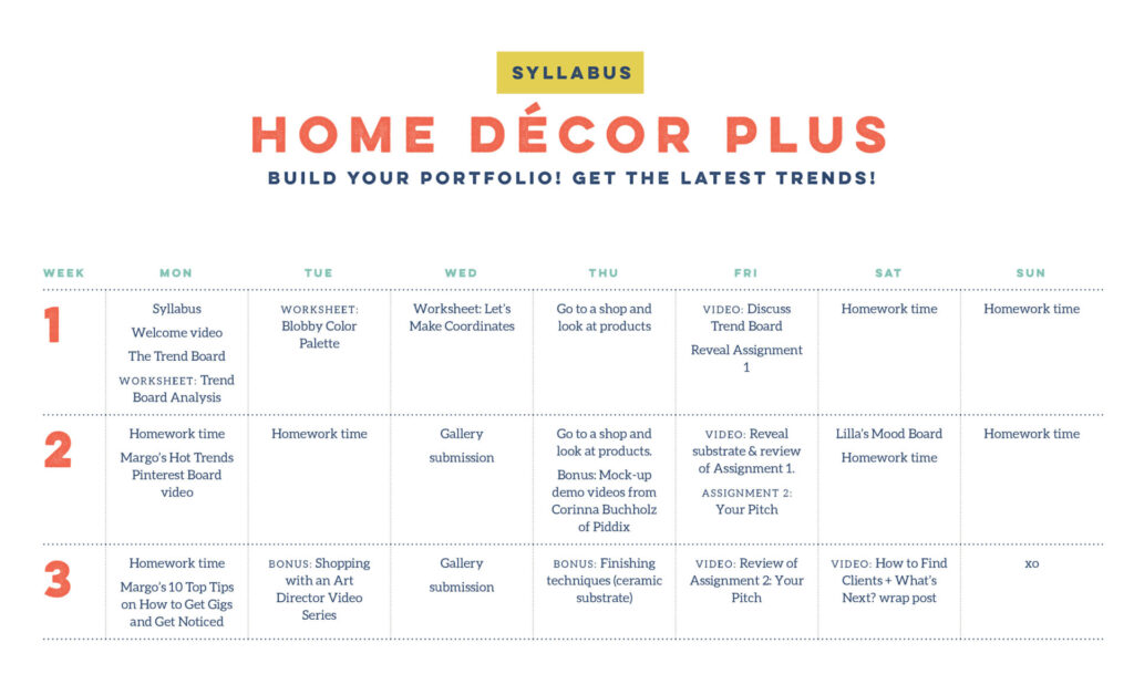 hd plus course syllabus self paced