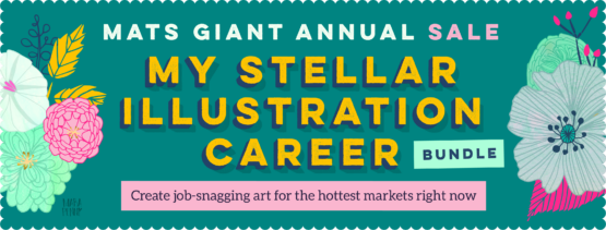 Learn what to show in your portfolio – with a huge saving 7 illustration career rect v2