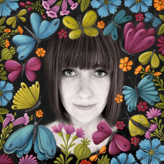 janie headshot Make Art That Sells Meet the latest Make Art That Sells student to be represented by Lilla Rogers Studio!