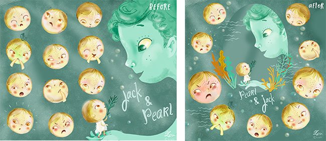 lynngaines2 Make Art That Sells Everyone loves a makeover! See our Illustrating Children’s Books’ students before and afters (#6 will blow you away!)