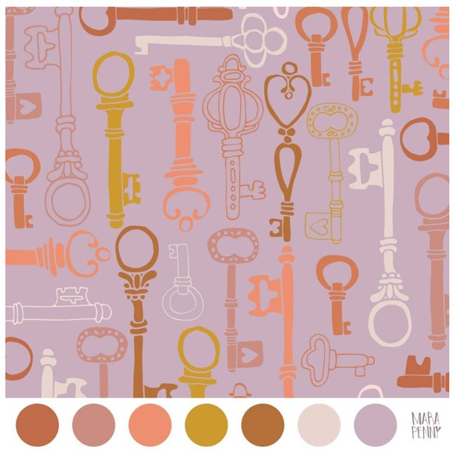 Make beautiful color palettes from ugly colors! By professional artist Mara Penny 10 ugly colors