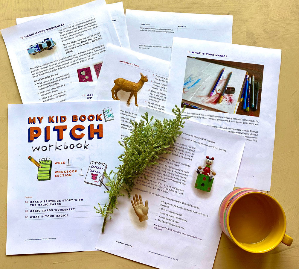 mkbpworkbookcoffee Make Art That Sells How to come up with children’s book story ideas and other FAQ