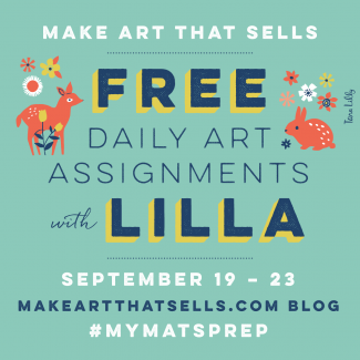 #MYMATSPREP Day 5: Minette in your scene 1 mymatsprep daily art Make Art That Sells #MYMATSPREP Day 5: Minette in your scene