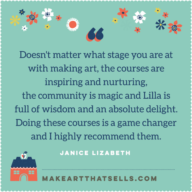new testimonial 1 Make Art That Sells Revealed! Lilla’s brand NEW courses for 2020!