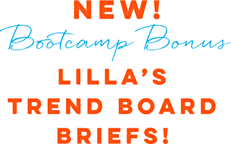 new trend boards Make Art That Sells New this year! Lilla’s Trend Boards!