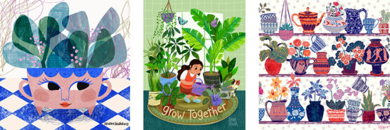 plant winners winning illustrations for the MATS quarterly challenge