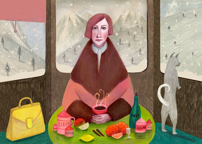 sara netherway holiday card Make Art That Sells Happy holidays from MATS! REVEALED: our winning holiday card! Plus our holiday gift to you