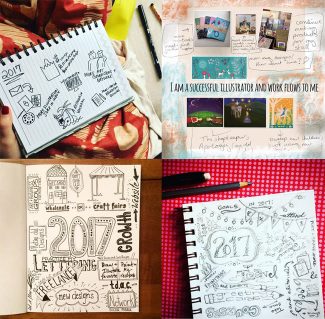visionboard Make Art That Sells What’s your passion goal for 2017?