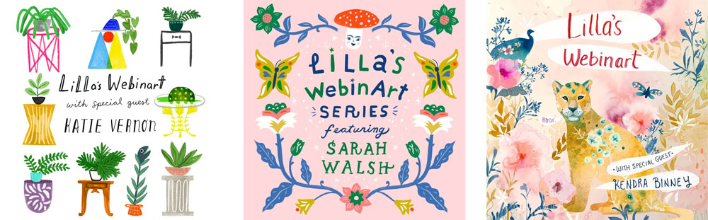 Catch up with art agent Lilla’s fab FREE WebinARTs series 1 free illustrator videos
