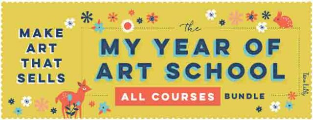 yearartschool nosale rect Make Art That Sells Our biggest sale of the year ends TODAY!