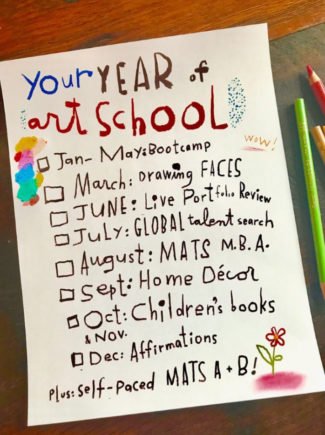 yoas checklist Make Art That Sells 5 Reasons why our brand-new 'My Year of Art School' bundle is for you!