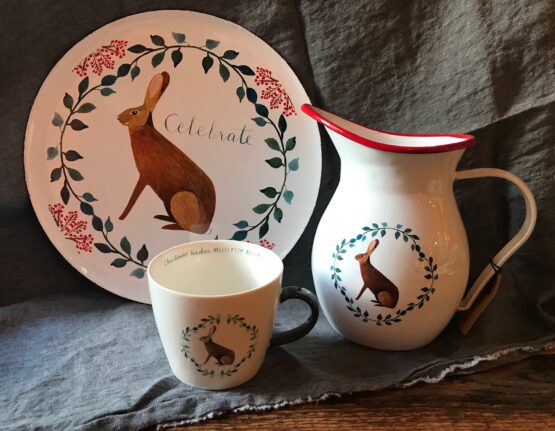 zoe ingram rabbit plate jug 1 Make Art That Sells Get your work in front of a top art agent: Lilla announces LIVE review for Creating Collections for Home Décor